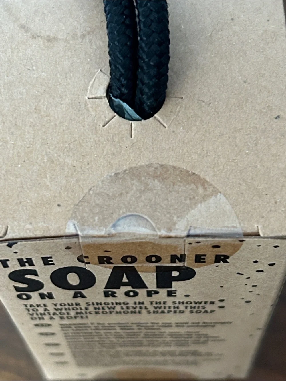 Microphone Soap on a Rope